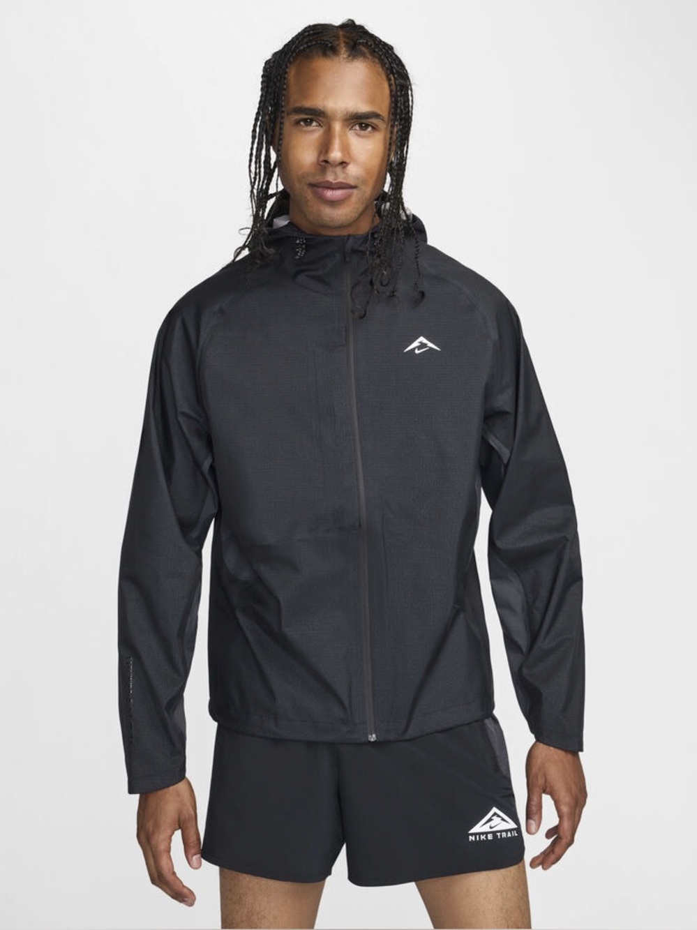 NIKE COSMIC PEAKS STORM-FIT ADV BLACK RUNNING JACKET FZ1084-010 MEN’S SZ SMALL